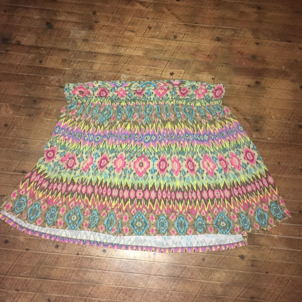Lane Bryant chevron knit skirt